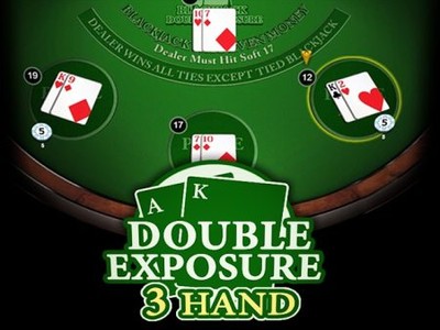 BU88 Blackjack Double Exposure 3 Hand